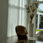 Vaso Eternity Grande com Bonsai Pendente e Driftwood