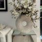 Vaso Eternity Grande com Magnólias e Driftwood