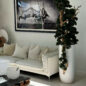 Bonsai em Vaso Saint Tropez Branco Fosco