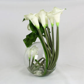 Vaso Crosswinds com Lírios (Calla)